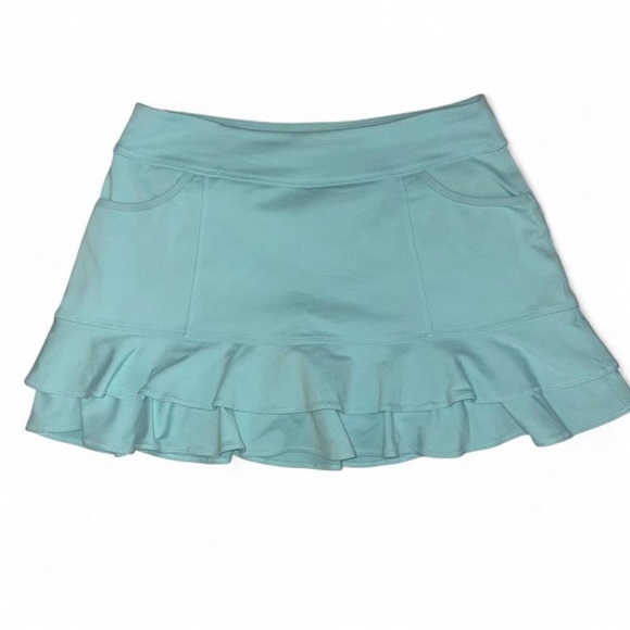 Zella Dresses & Skirts - Zella Ruffled Tennis Skirt with Pockets & Built-in Shorts - NWOT - Size M 💅🏽👗